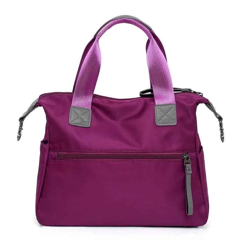 Sidiou Group Fashion Women Shoulder Bag Waterproof Solid Nylon  Sling Messenger Bag Tote Handbag
