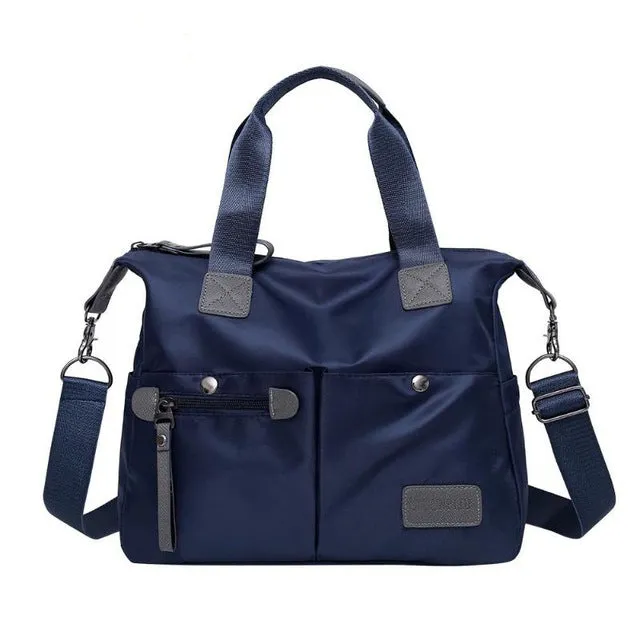 Sidiou Group Fashion Women Shoulder Bag Waterproof Solid Nylon  Sling Messenger Bag Tote Handbag