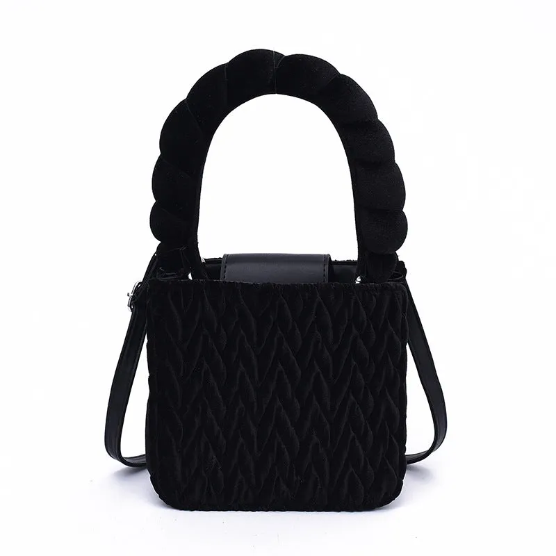 Sling Bags Striped Plaid One-Shoulder Crossbody Handbag