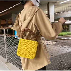Sling Bags Striped Plaid One-Shoulder Crossbody Handbag