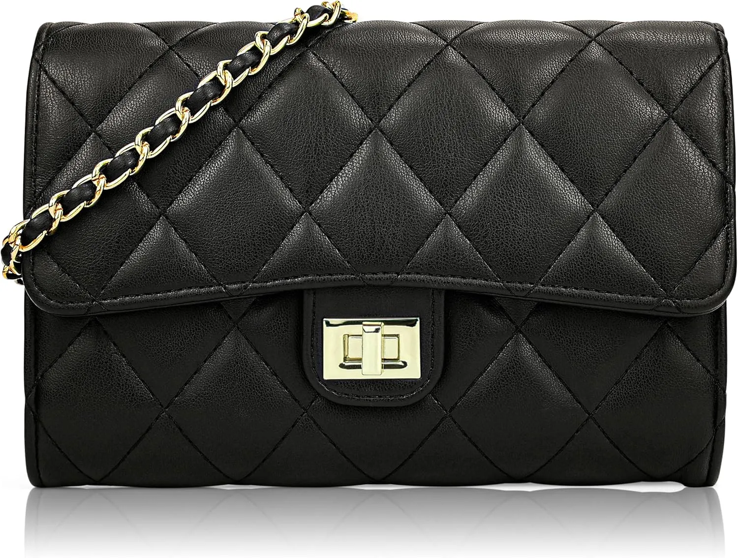 Small Purses for Women Quilted Crossbody Bags Ladies Trendy Shoulder Handbags Quilted Purses Women