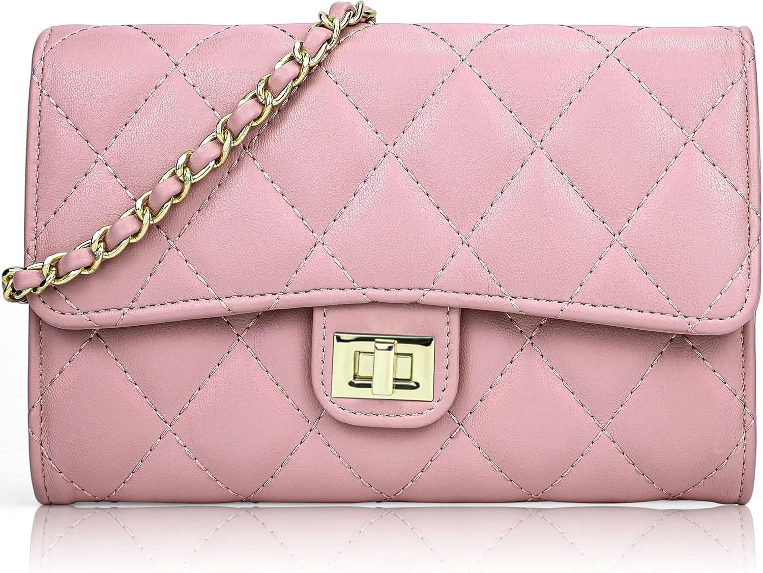 Small Purses for Women Quilted Crossbody Bags Ladies Trendy Shoulder Handbags Quilted Purses Women