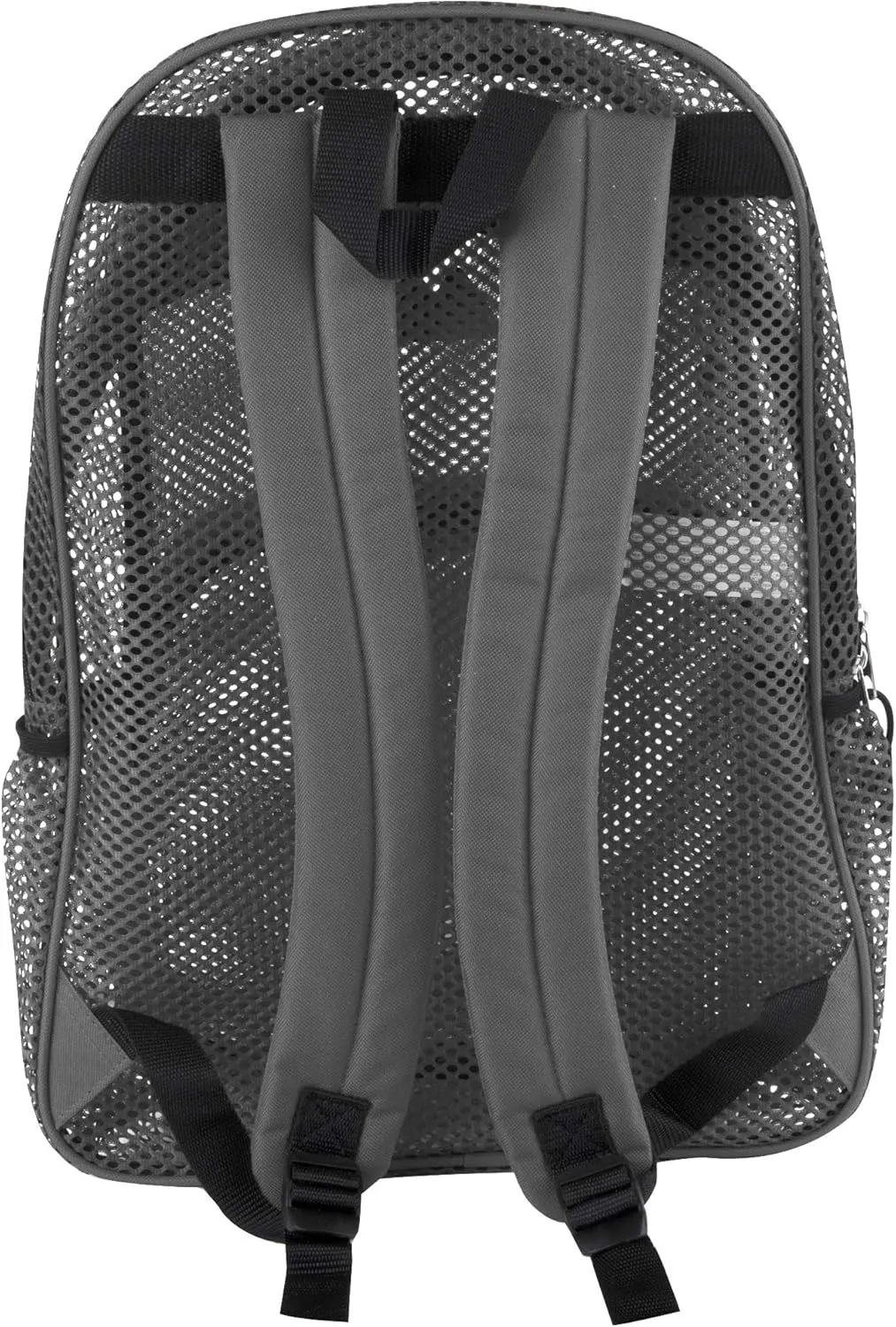 Summit Ridge Reflective Mesh School Backpack for Teens, Girls, Boys | Wire Frame Mesh Beach Backpack XL with Zipper (Gray)