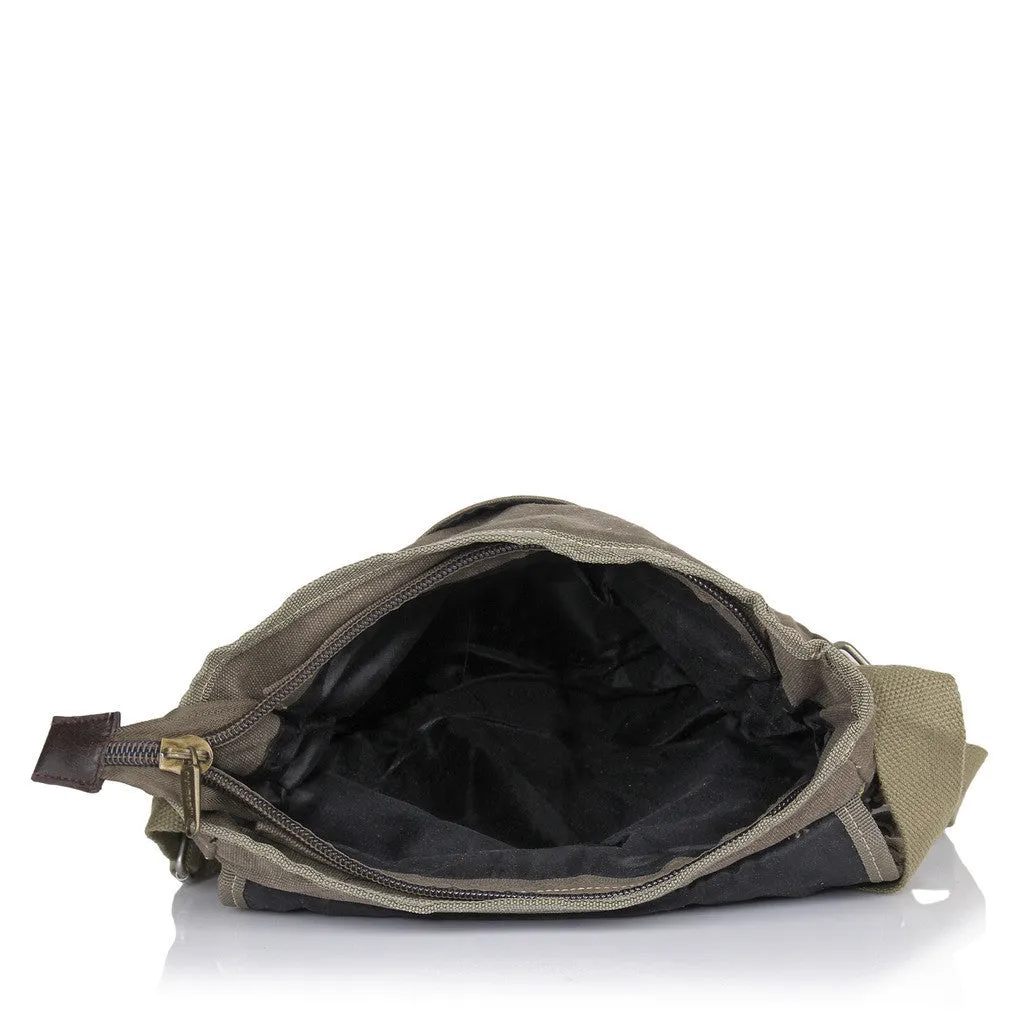 Suntop Men Brown Cotton, Canvas Sling Bag(Brown)
