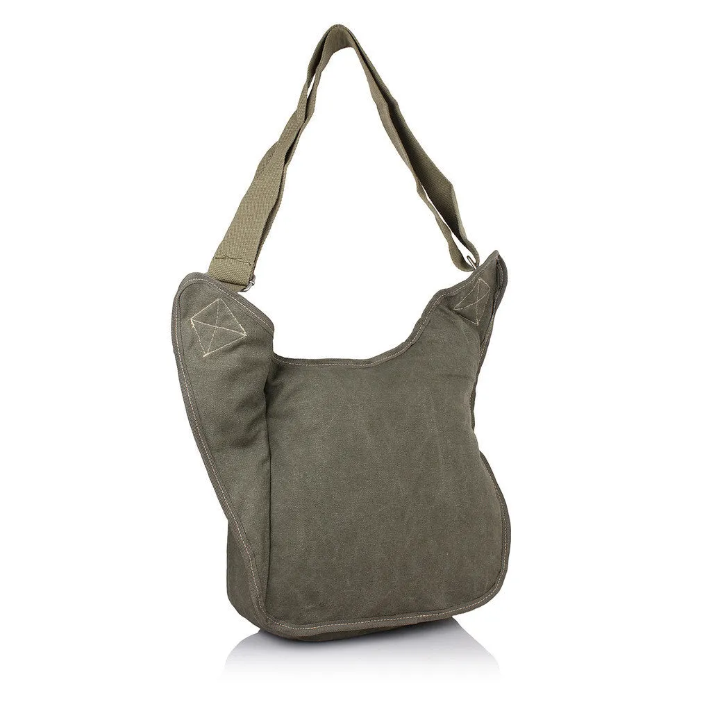 Suntop Men Green Cotton, Canvas Sling Bag(Green)