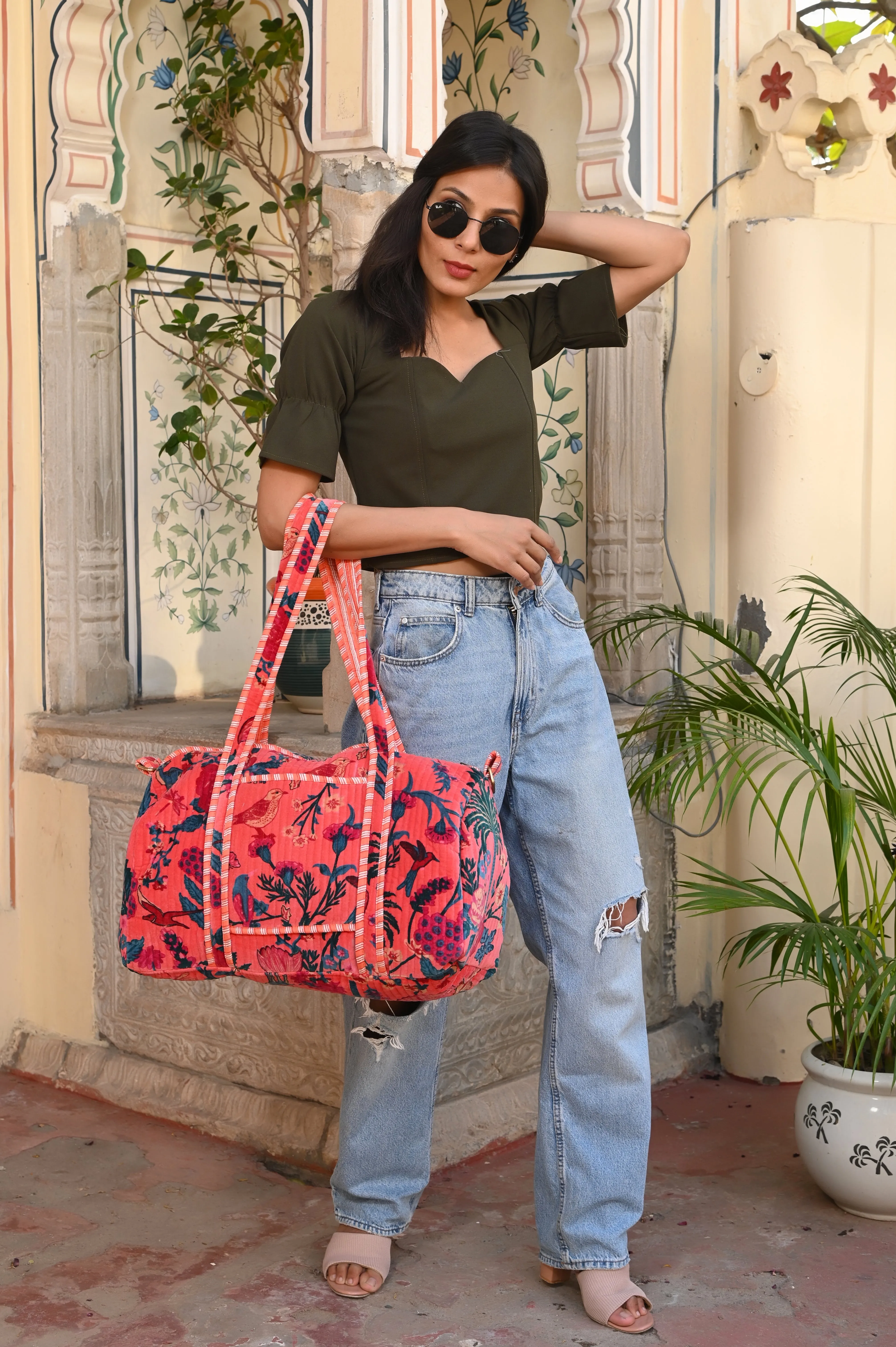 The Tropical Velvet Weekender