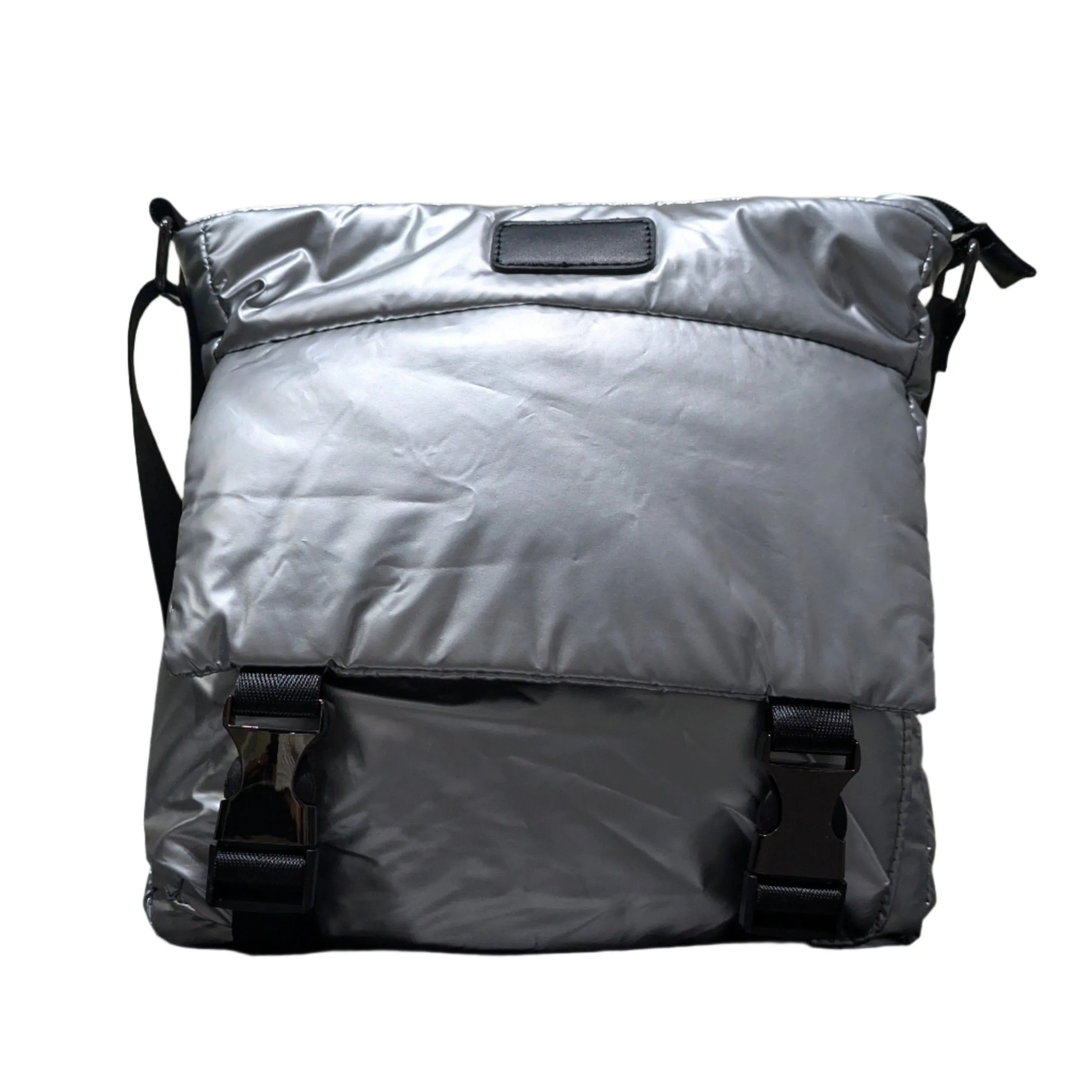 Turbo Bags Silver Crossbody Bag for Ladies