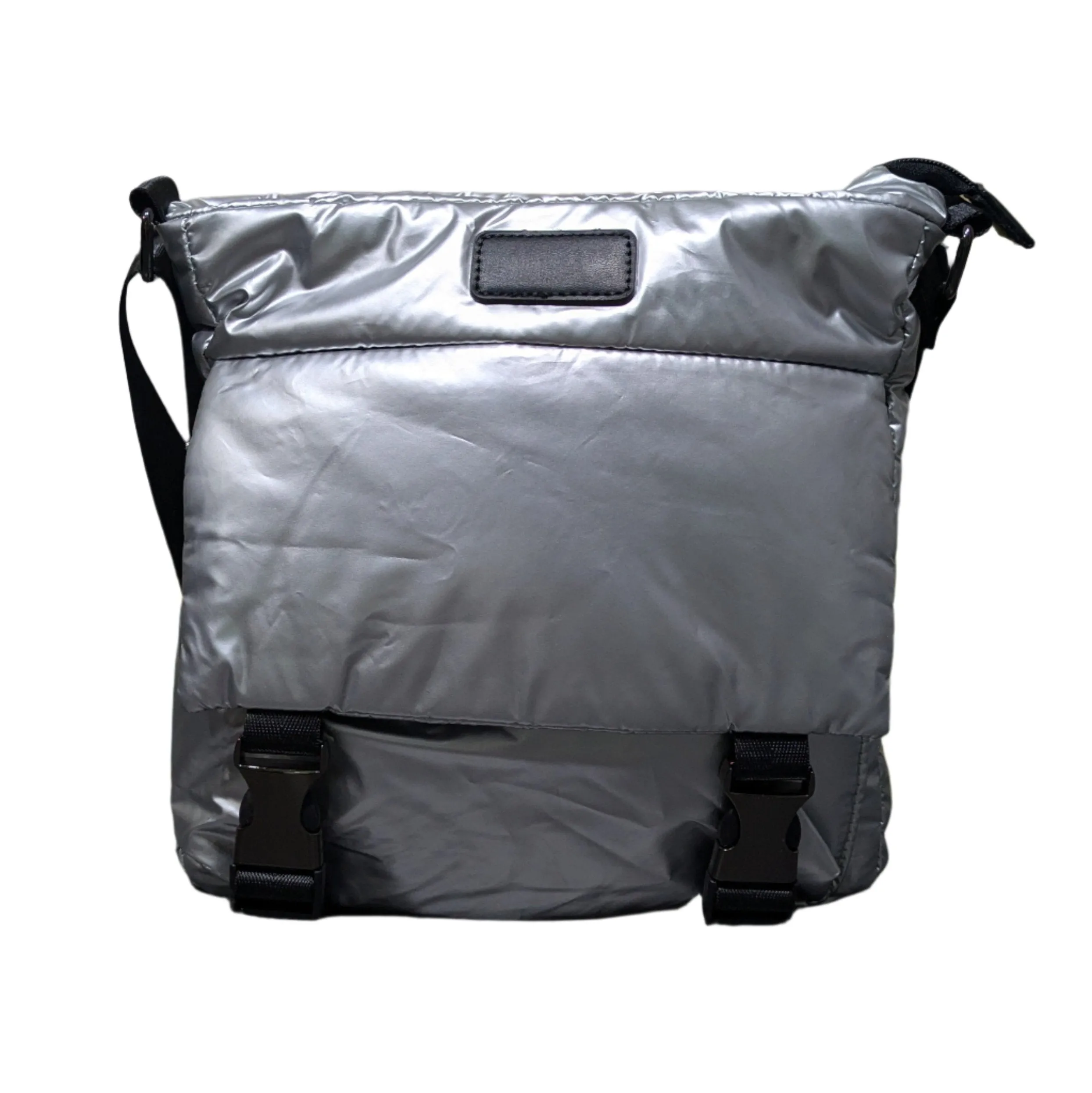 Turbo Bags Silver Crossbody Bag for Ladies
