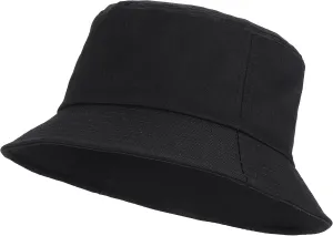 Umeepar Unisex Cotton Packable Bucket Hat Sun Hat Plain Colors for Men Women