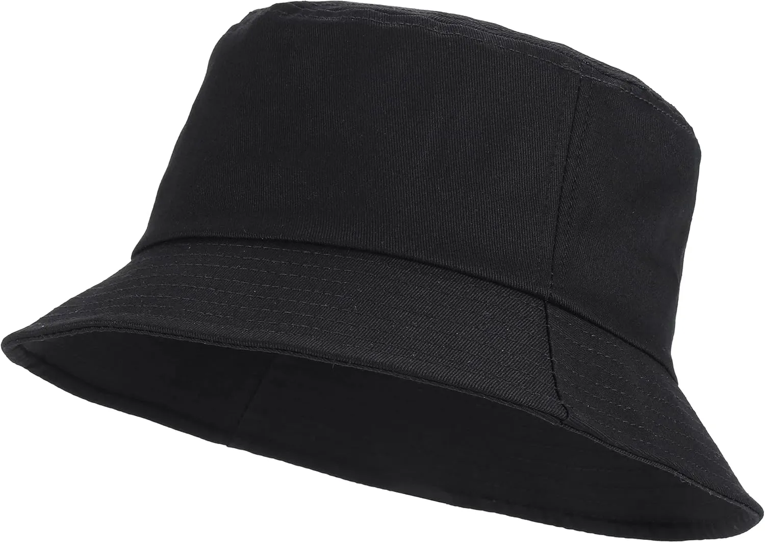 Umeepar Unisex Cotton Packable Bucket Hat Sun Hat Plain Colors for Men Women