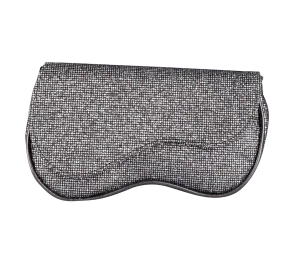 Wave Glitter Clutch Black