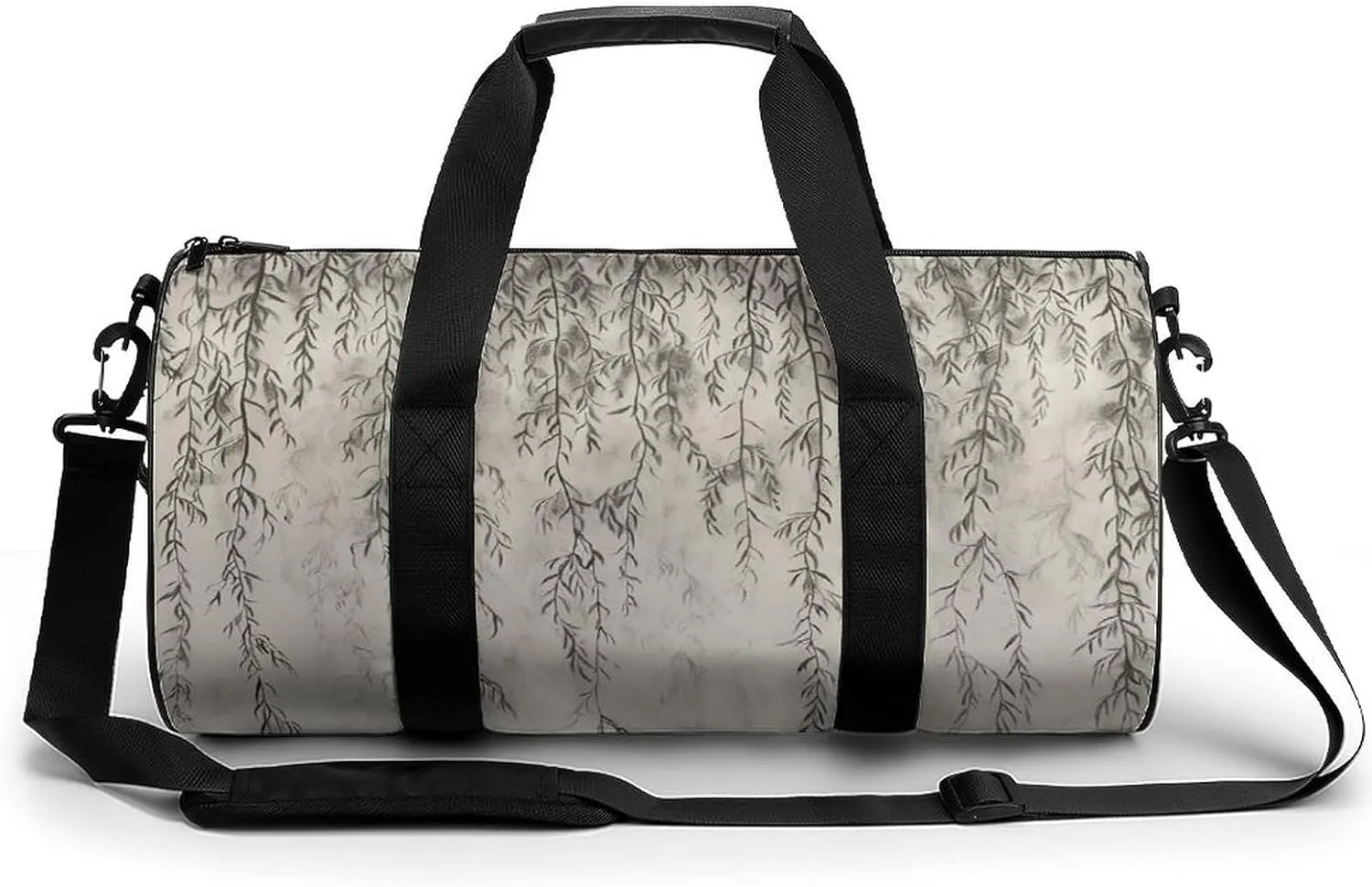 Willow Branch Drawing Gym Bag for Men Women Water Resistant Duffle Bag Travel Lightweight Bag for Travel Sports
