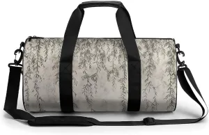 Willow Branch Drawing Gym Bag for Men Women Water Resistant Duffle Bag Travel Lightweight Bag for Travel Sports