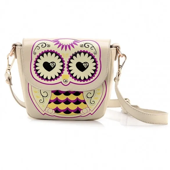 Women Handbag Cartoon Owl Shoulder Bag Messenger Bag
