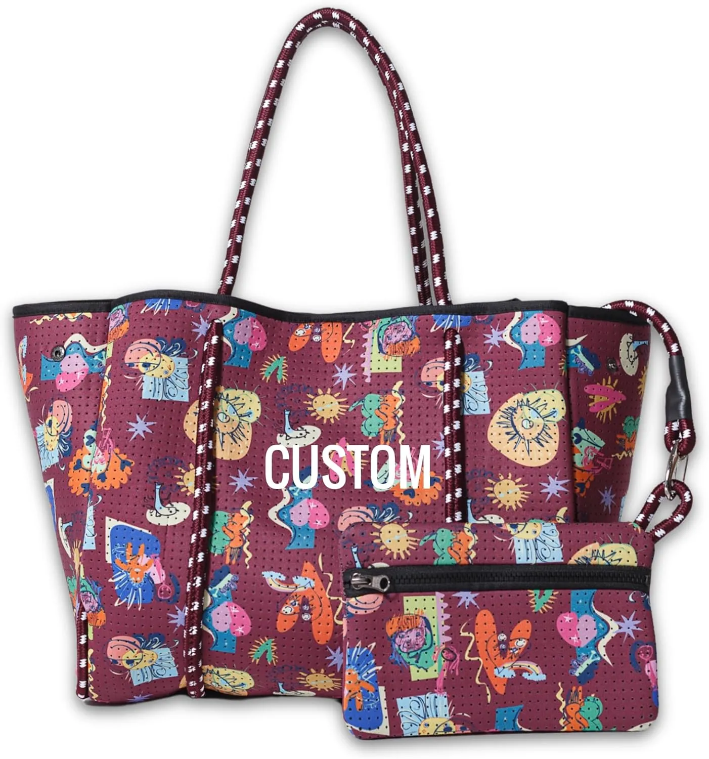 XL Personalized Neoprene Tote Bag for Women